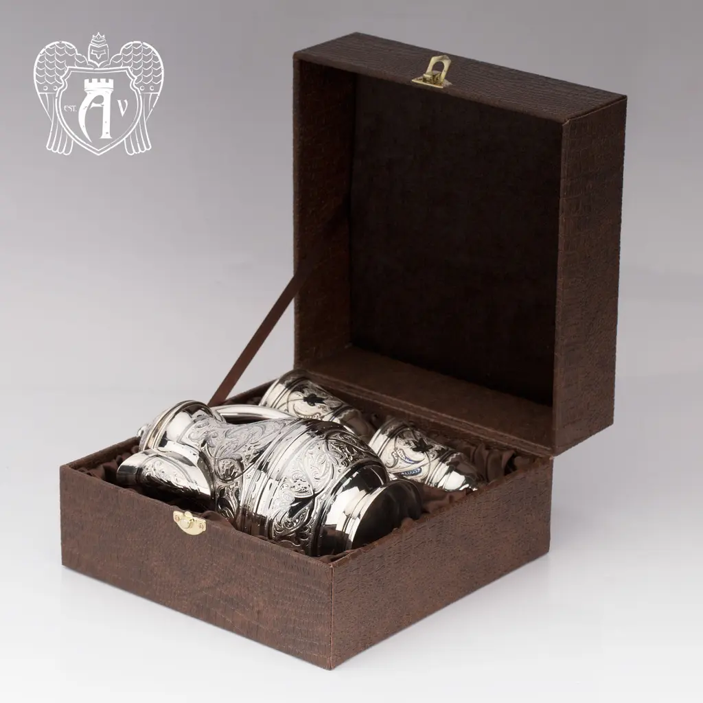 Серебряный сервиз для воды «Горное озеро» - фото 2