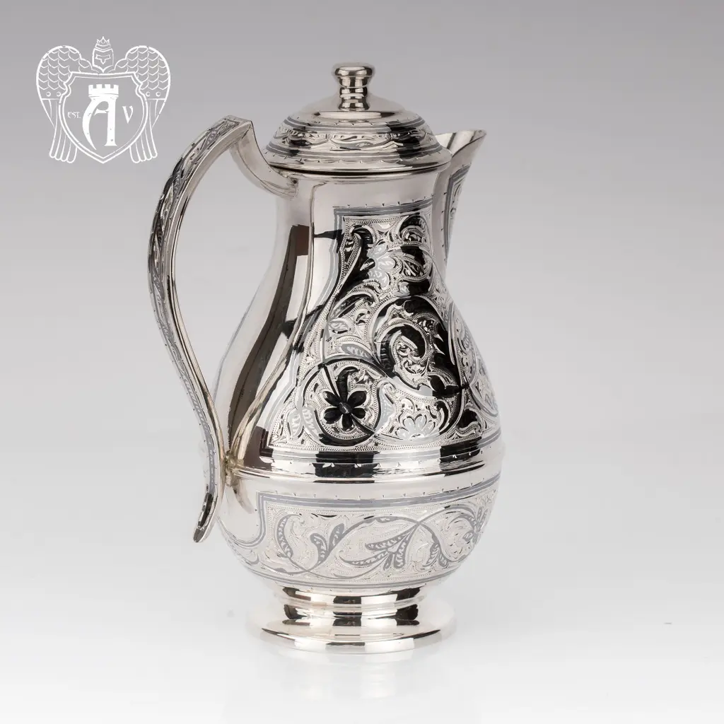 Серебряный сервиз для воды «Горное озеро» - фото 5
