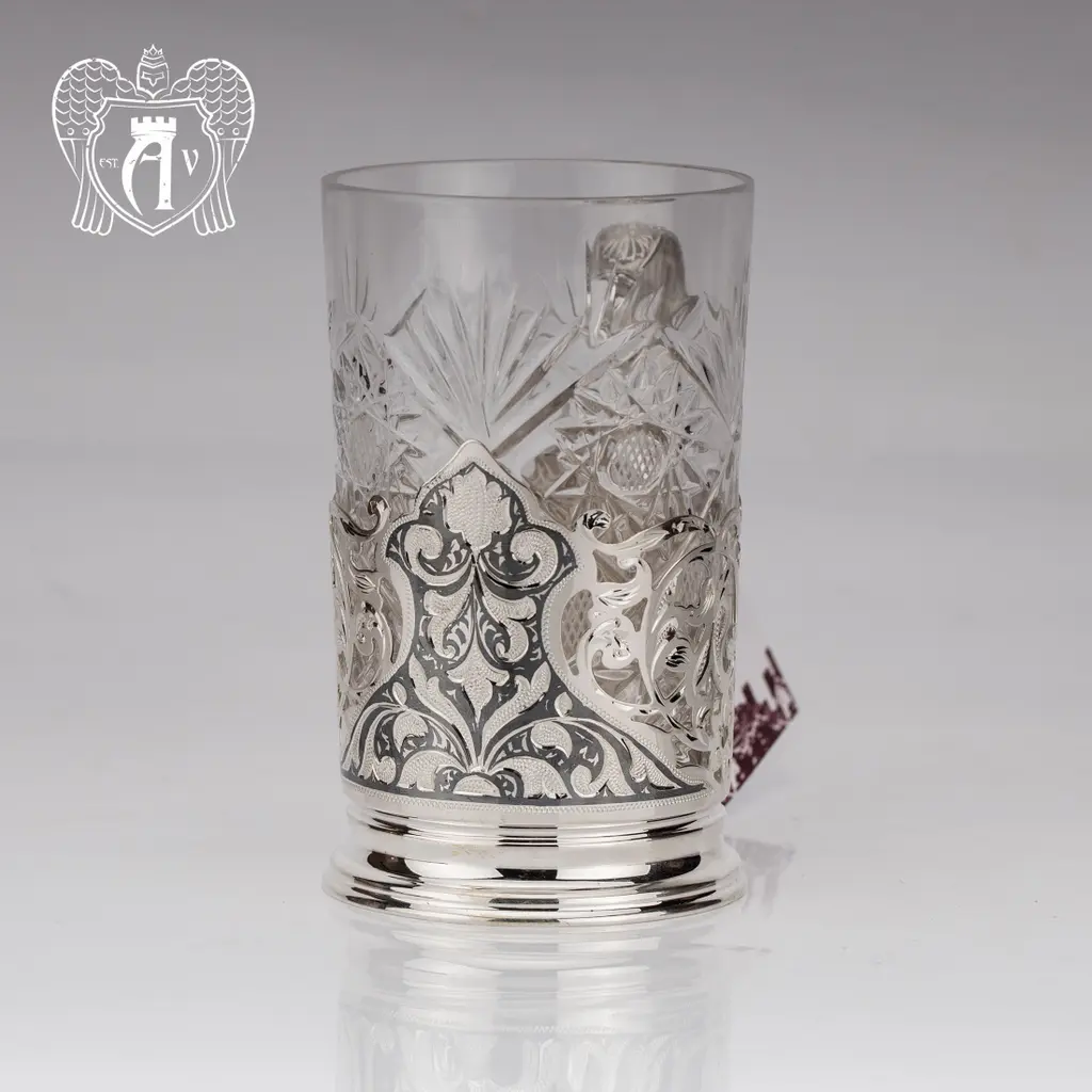 Подстаканник из серебра «Нуар» - фото 4