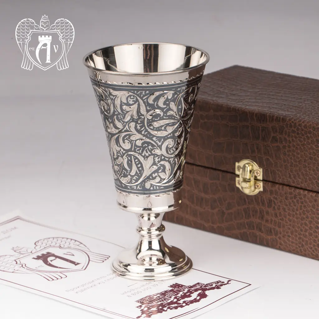 Серебряный стакан «Клио» - фото 3