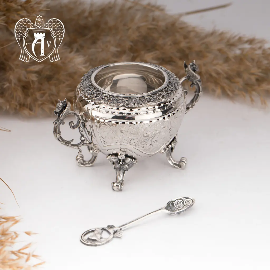 Солонка из серебра «Дворцовая» - фото 2