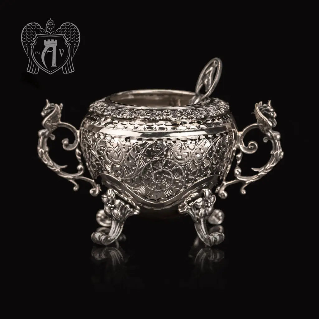 Солонка из серебра «Дворцовая» - фото 3