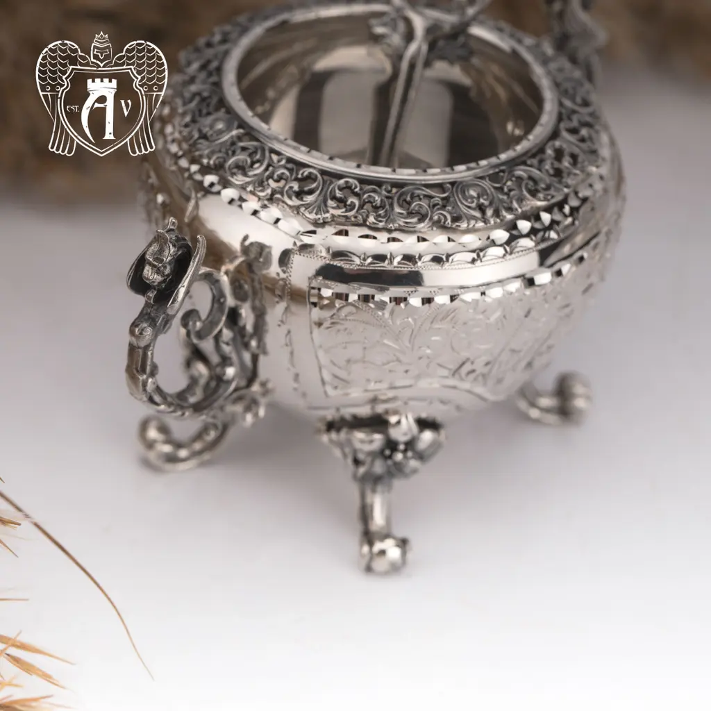 Солонка из серебра «Дворцовая» - фото 4