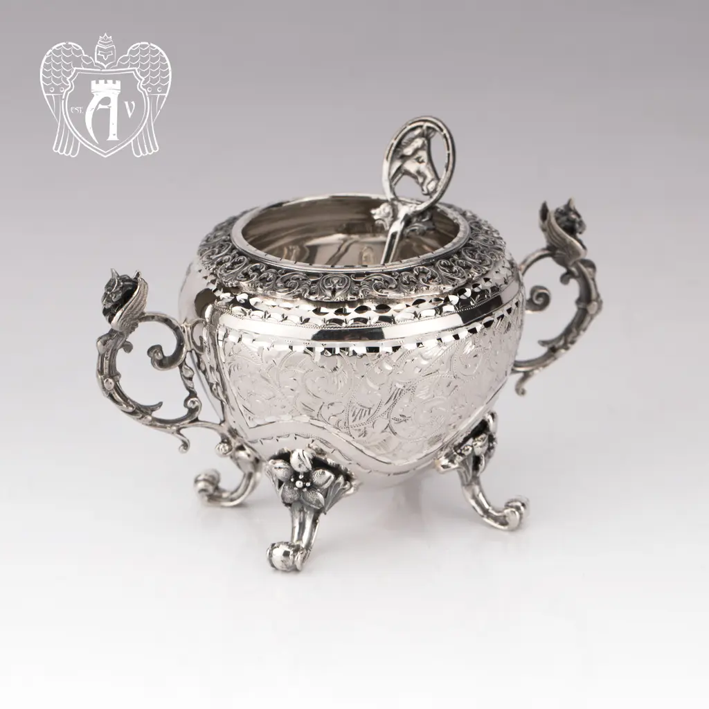 Солонка из серебра «Дворцовая» - фото 5