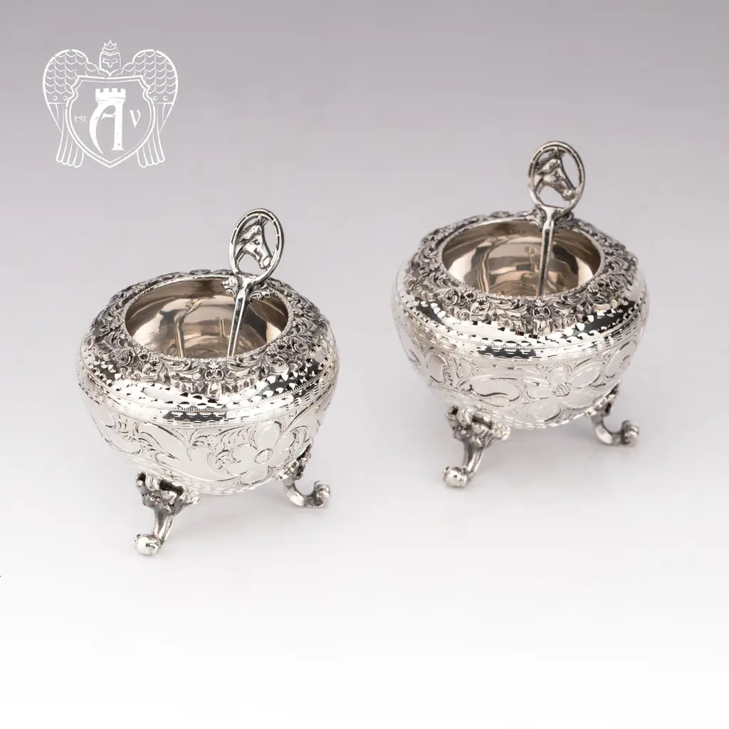 Серебряный набор для специй «Дворцовый» - фото 4