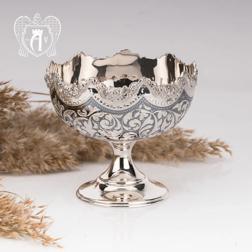 Конфетница из серебра  «Клио» - фото 2