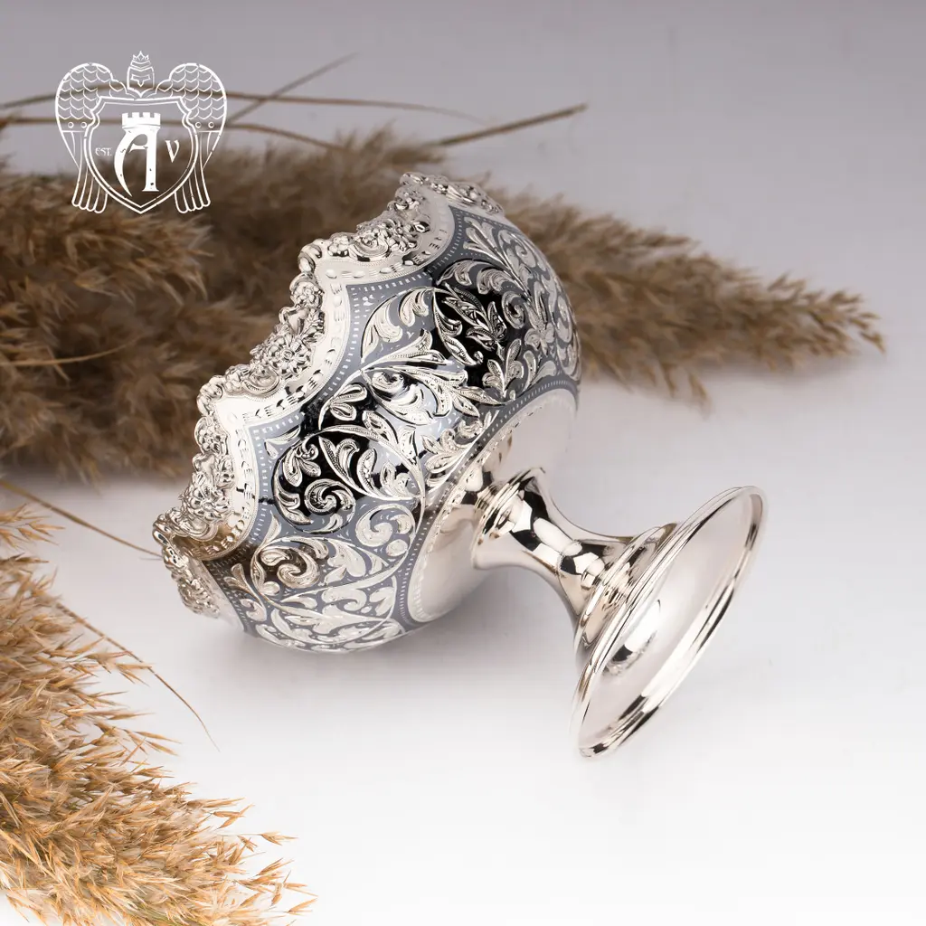 Конфетница из серебра  «Клио» - фото 3