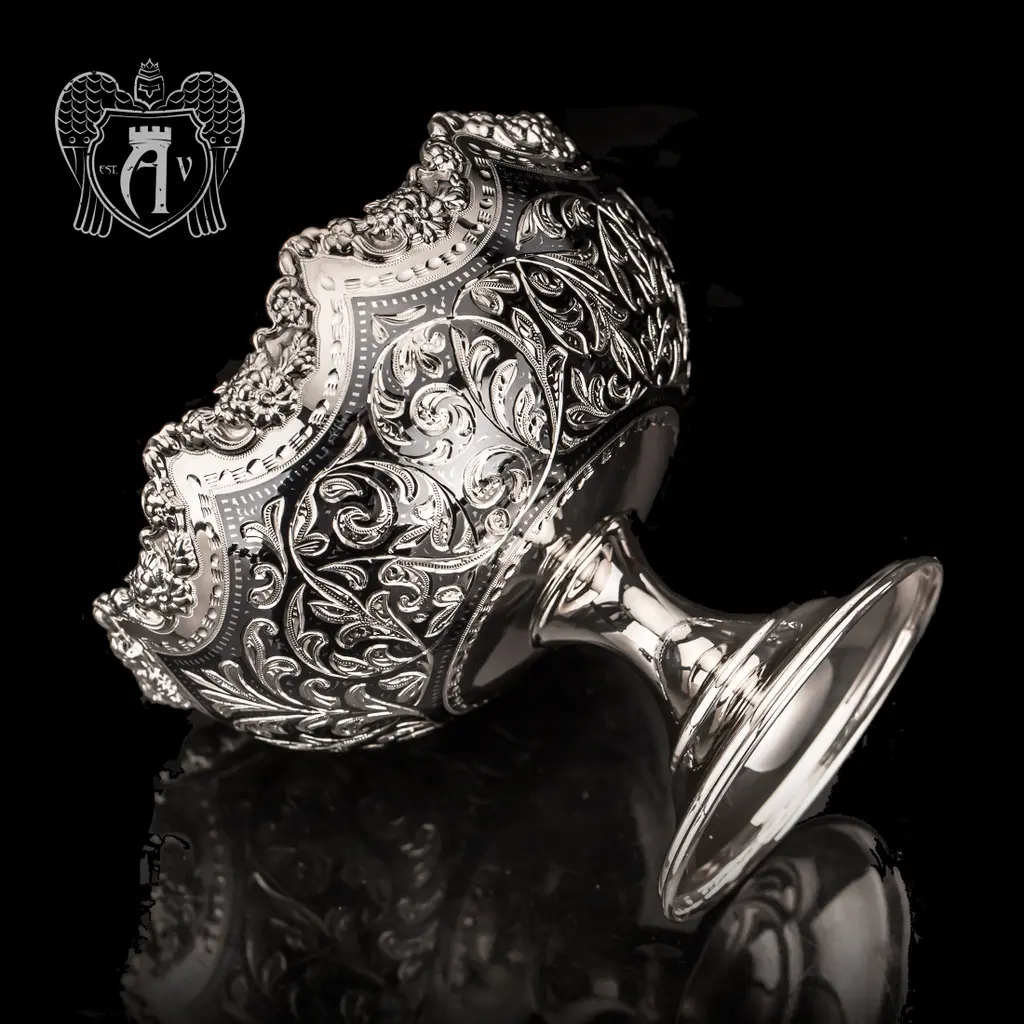 Конфетница из серебра  «Клио» - фото 4