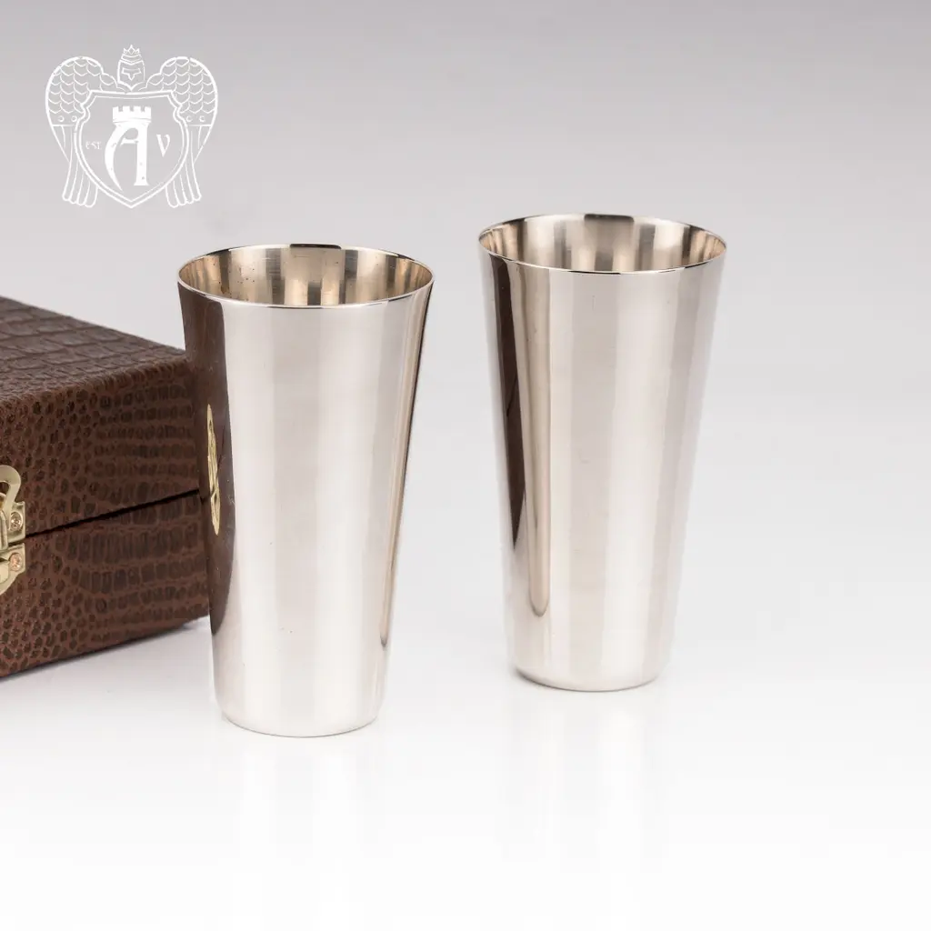 Набор серебряных стопок  «Глянец» - фото 4