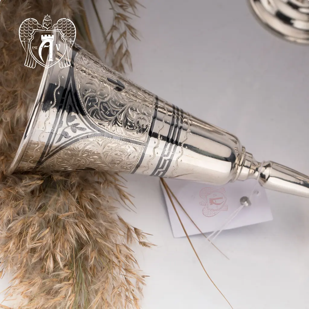 Серебряная рюмка большая «Крон» - фото 3