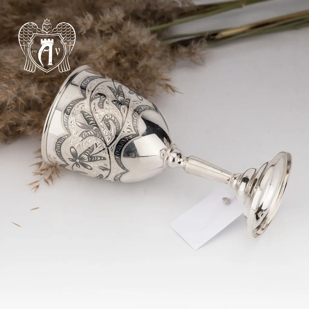 Серебряная рюмка большая «Минор» - фото 2