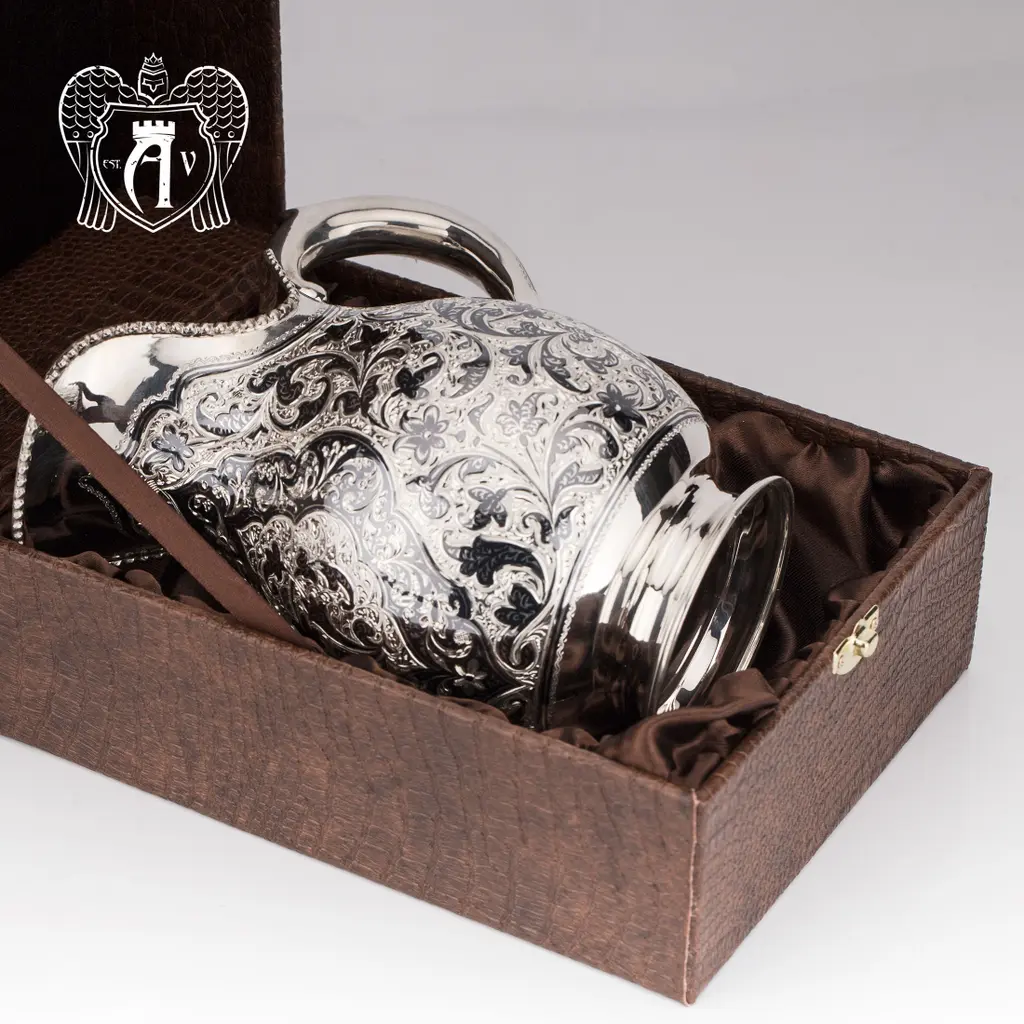 Кувшин из серебра  «Маэстро» без крышки - фото 4