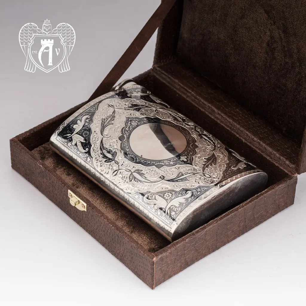 Серебряная фляжка «Падишах» - фото 2