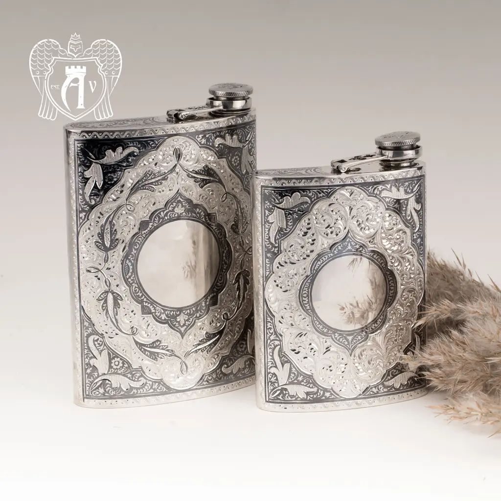 Серебряная фляжка «Падишах» - фото 5