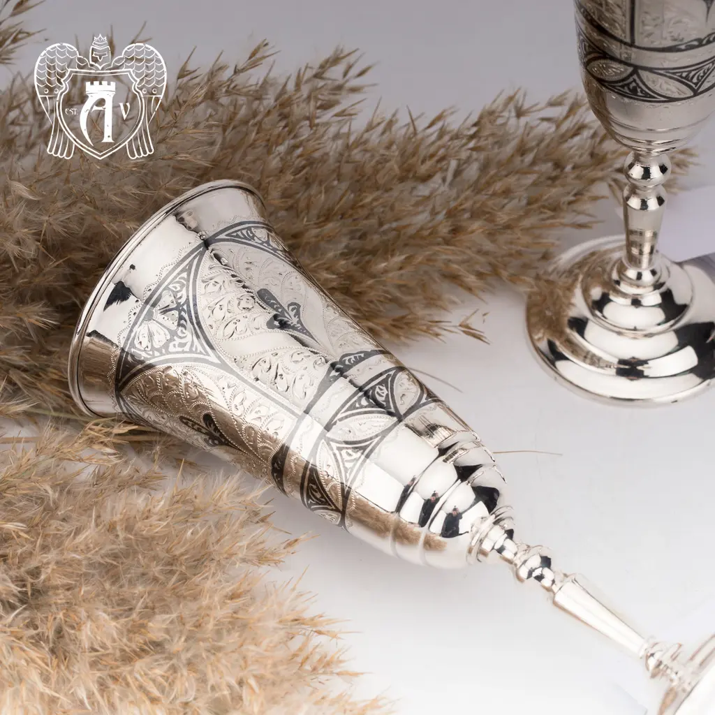 Бокалы из серебра «Кристи» - фото 3