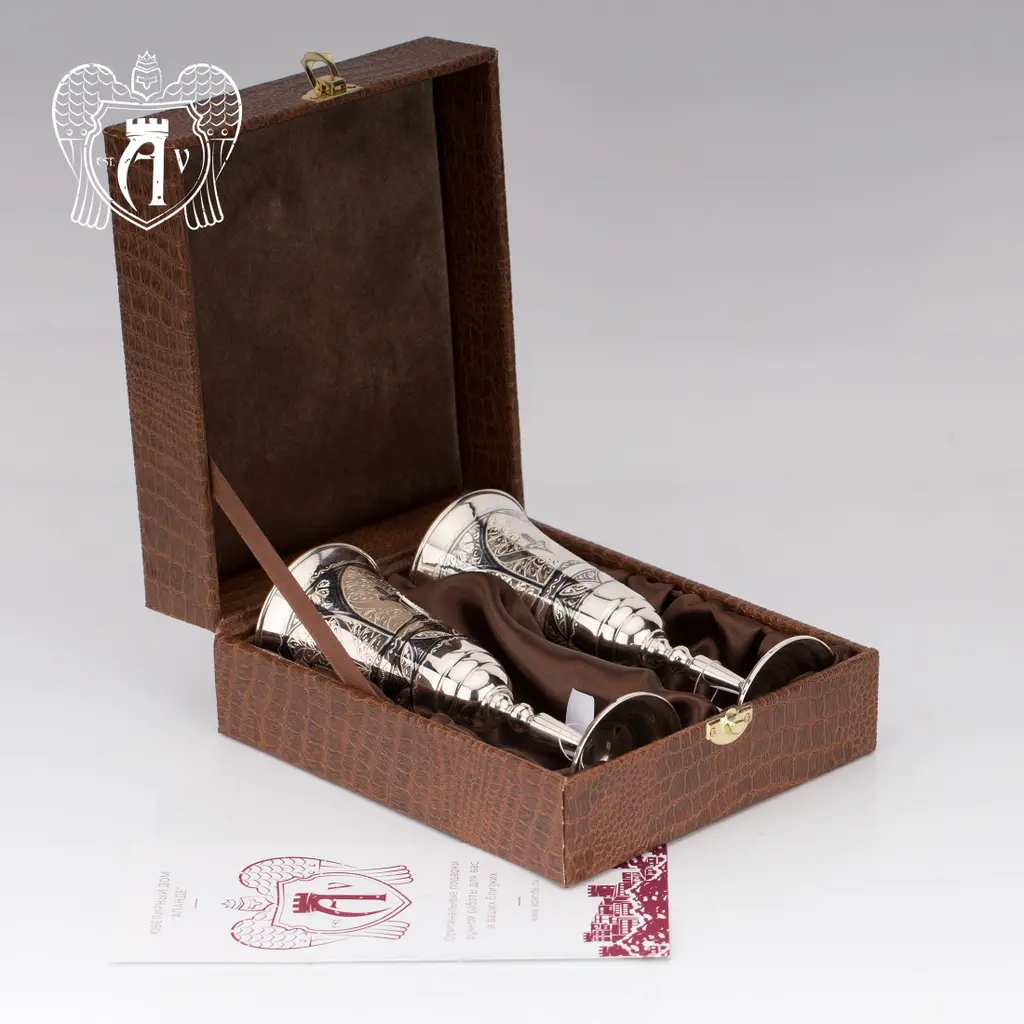 Бокалы из серебра «Кристи» - фото 4