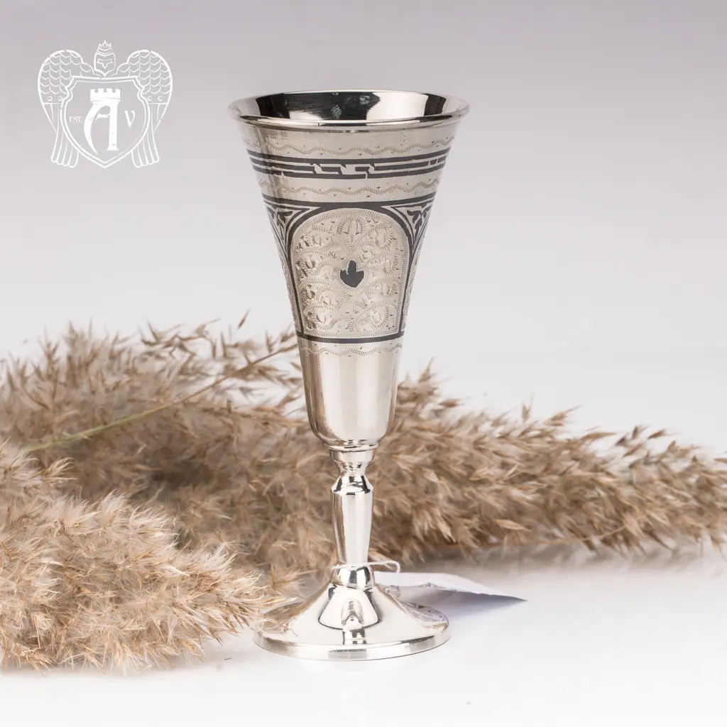 Серебряная рюмка большая «Империал» - фото 3