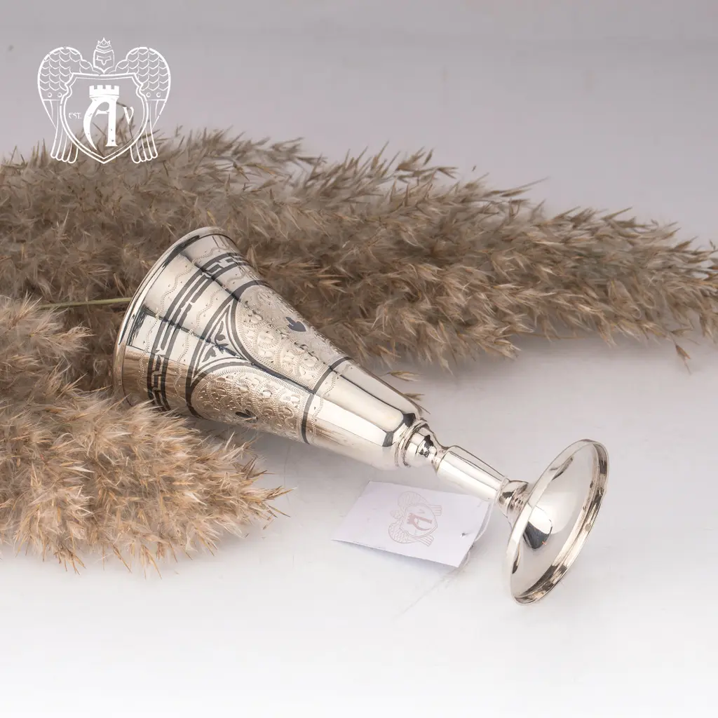 Серебряная рюмка большая «Империал» - фото 4