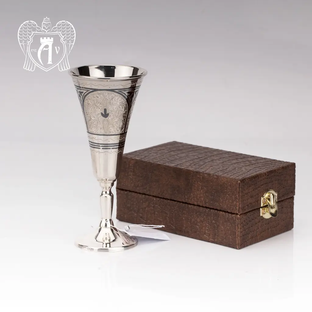 Набор рюмок из серебра  «Имперская» 2 шт - фото 2