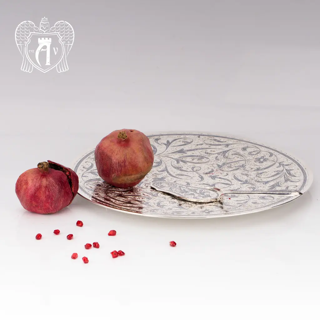 Серебряная лопатка для  торта  «Маркиза» - фото 5