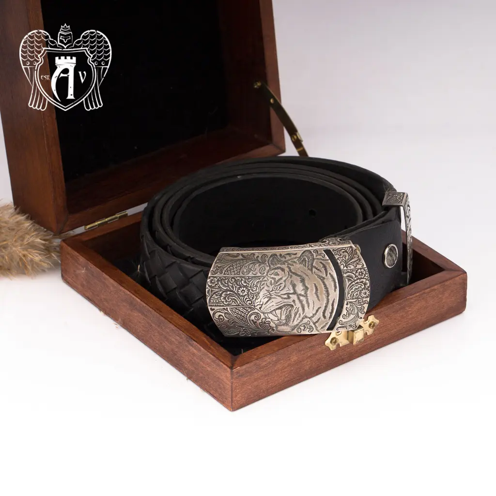 Серебряный ремень «Тигр» - фото 3