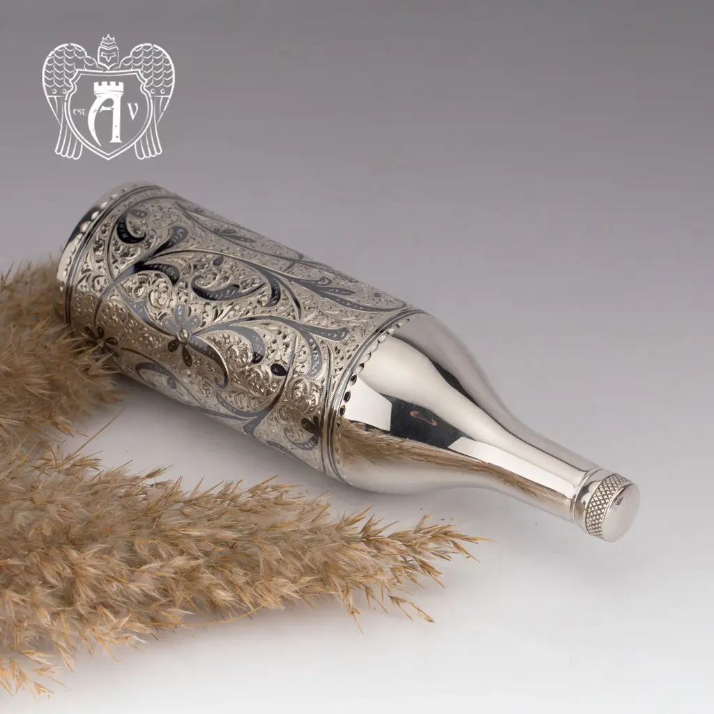 Серебряная бутылка «Освальд» - фото 2