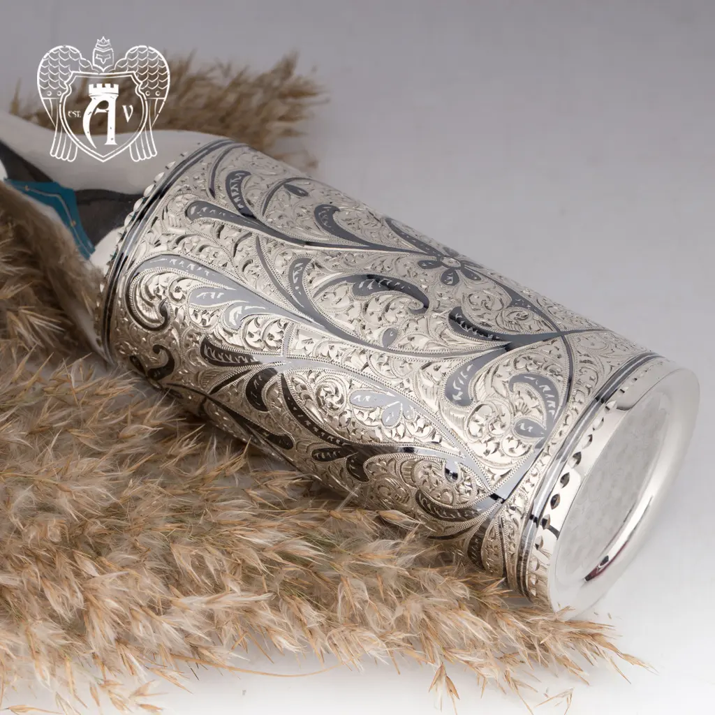 Серебряная бутылка «Освальд» - фото 4