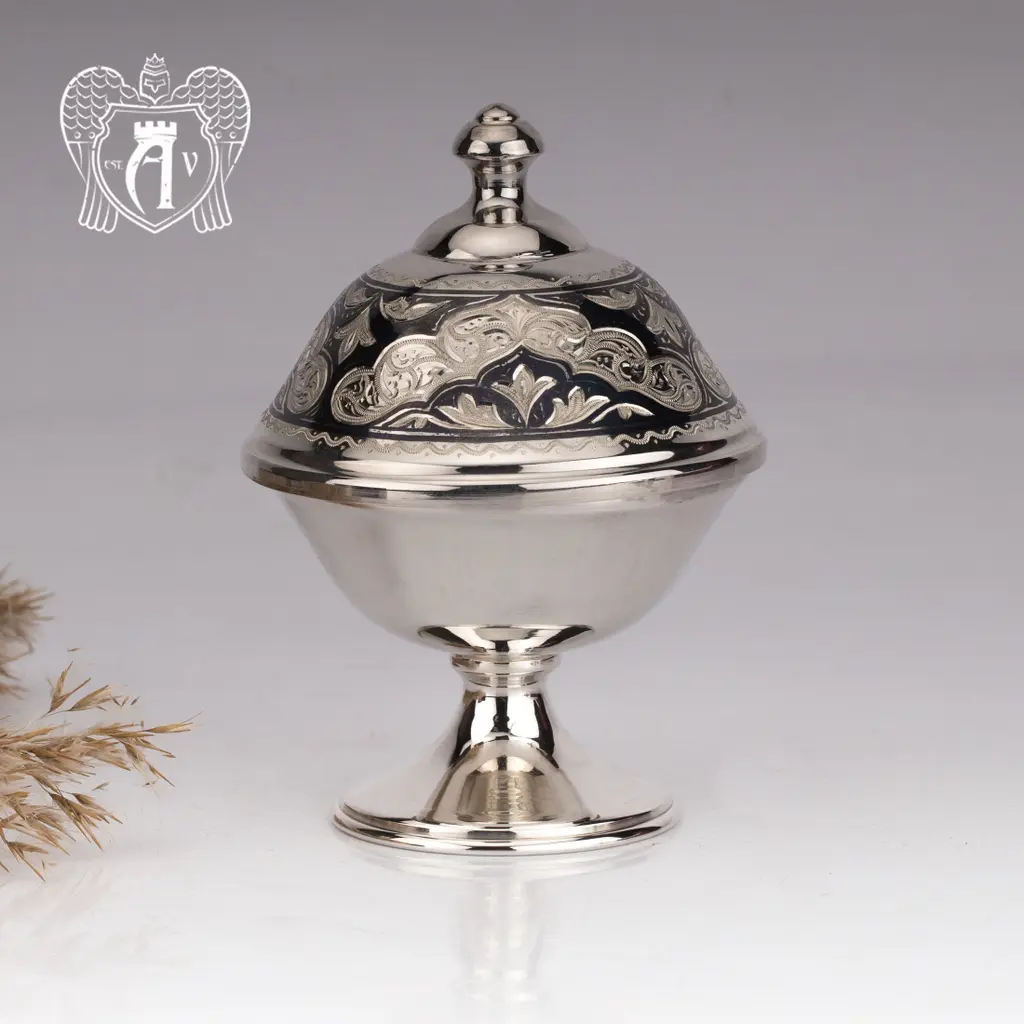 Икорница серебряная «Аллегро» - фото 2