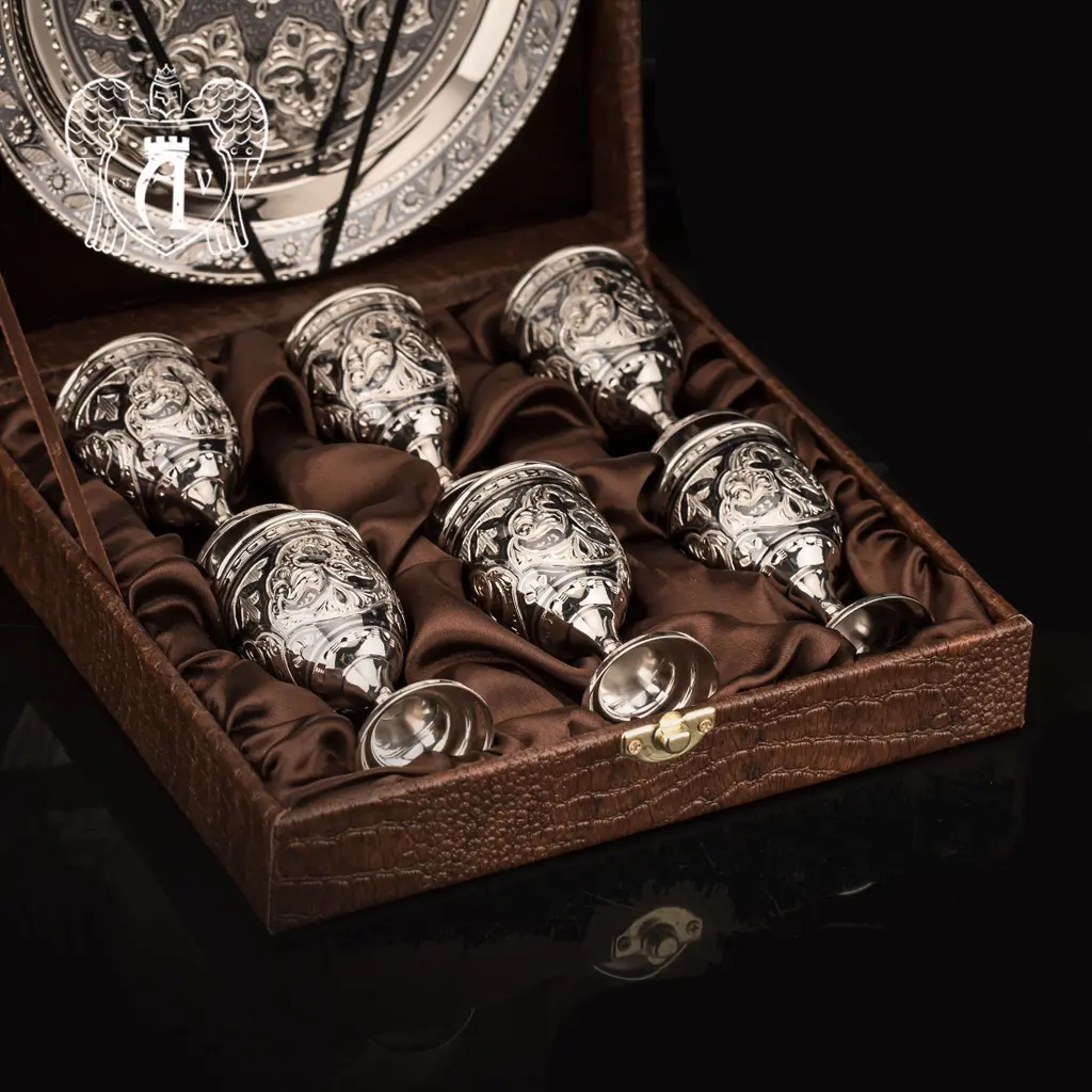 Набор рюмок из серебра  «Ампир» - фото 4