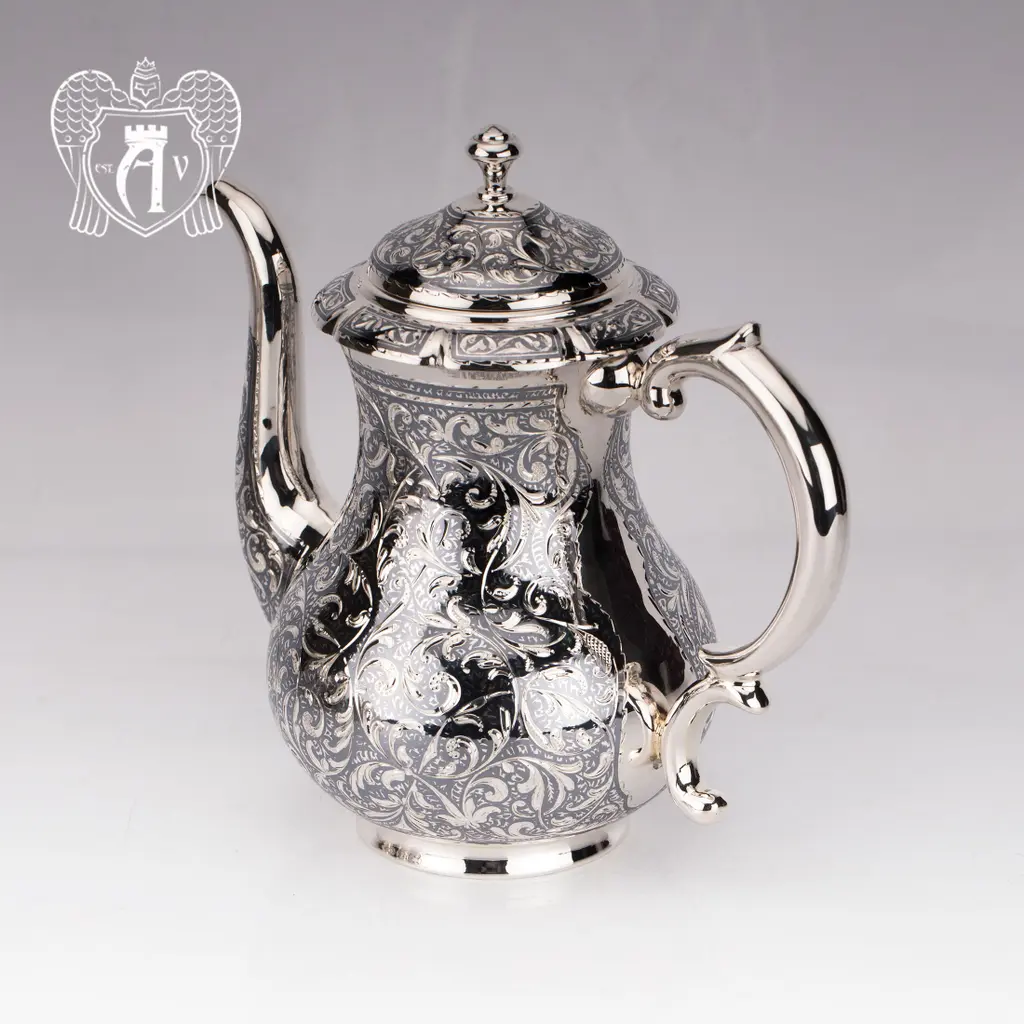 Сервиз серебряный чайный «Флоранж» - фото 4