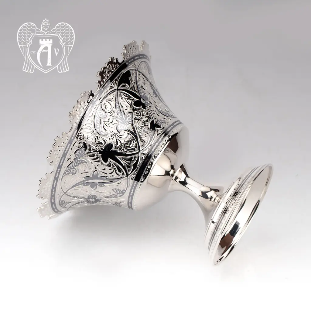 Конфетница из серебра  «Мирелла» - фото 2