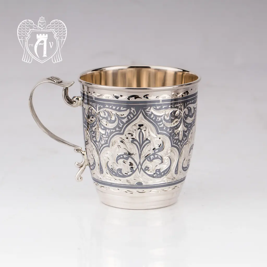 Кружка из серебра  «Патриция» - фото 5