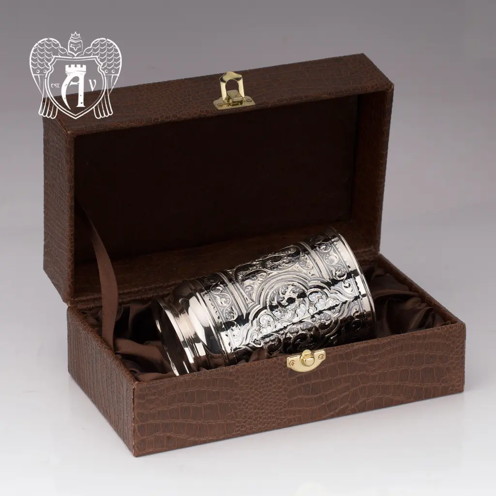 Большая кружка из серебра для напитков  «Олаф» - фото 2