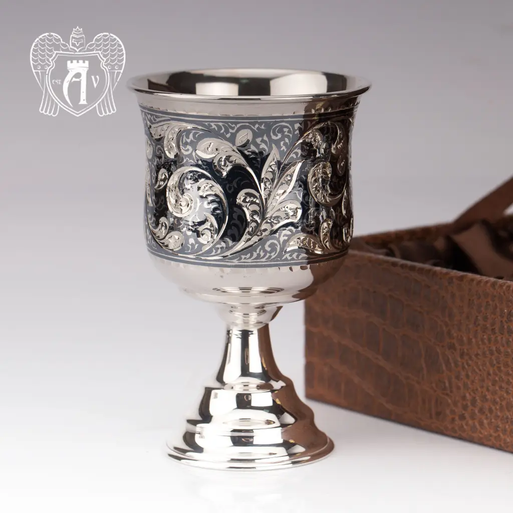 Бокалы из  серебра  «Элегия» 2 шт - фото 2