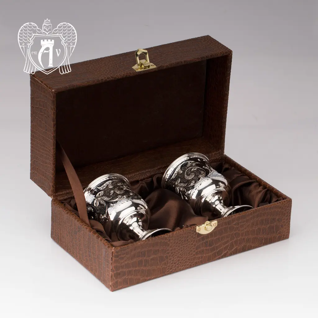 Бокалы из  серебра  «Элегия» 2 шт - фото 3