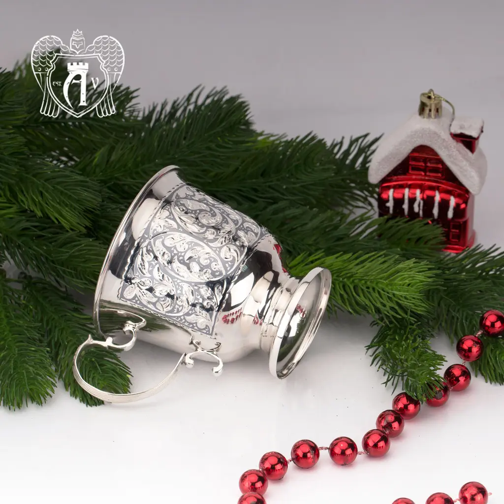 Кружка из серебра для напитков  «Миллиан» - фото 5