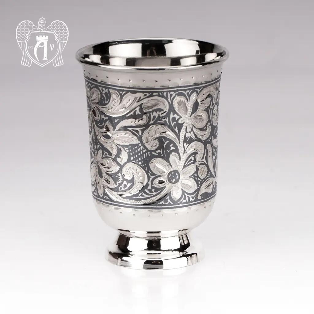 Серебряный стакан «Астра» - фото 2