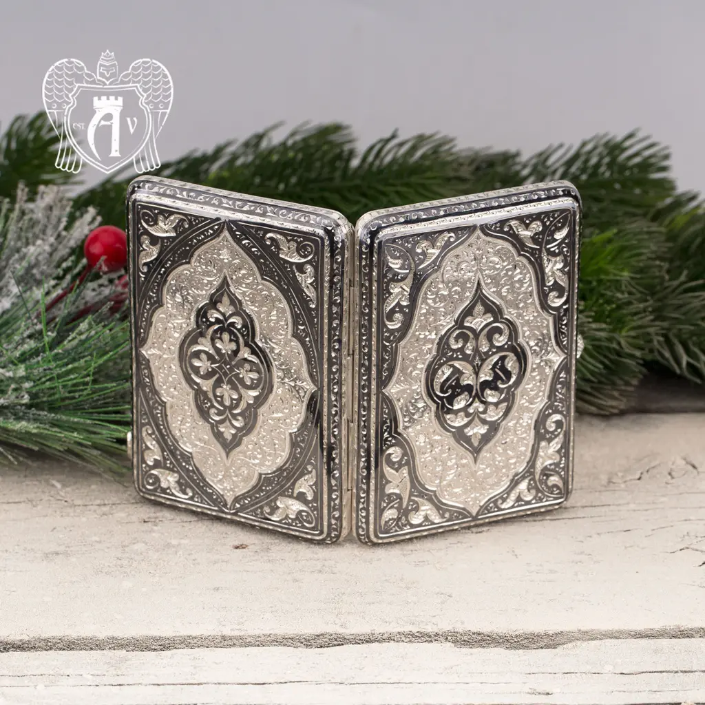 Портсигар из серебра «Восточный» - фото 3