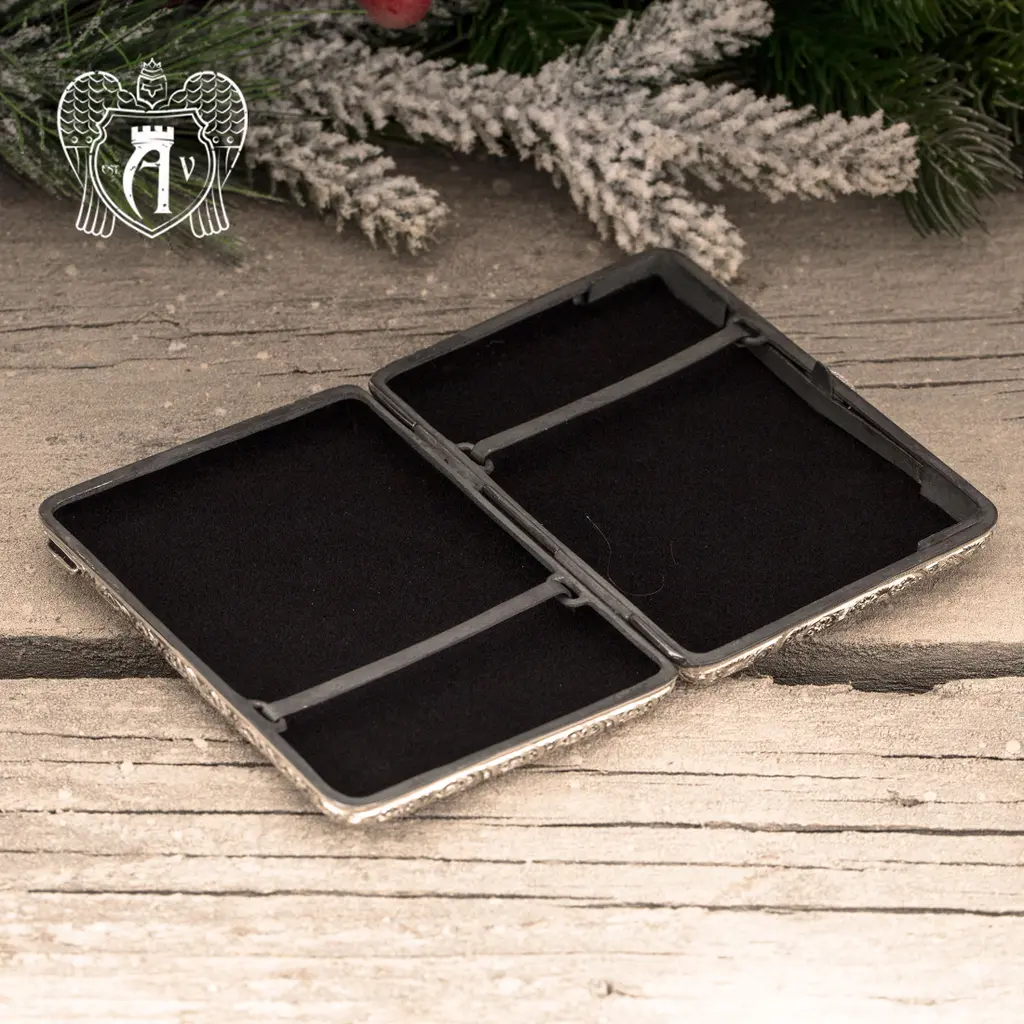 Портсигар из серебра «Восточный» - фото 5