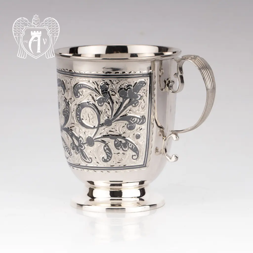 Кружка из серебра  «Алия» - фото 3