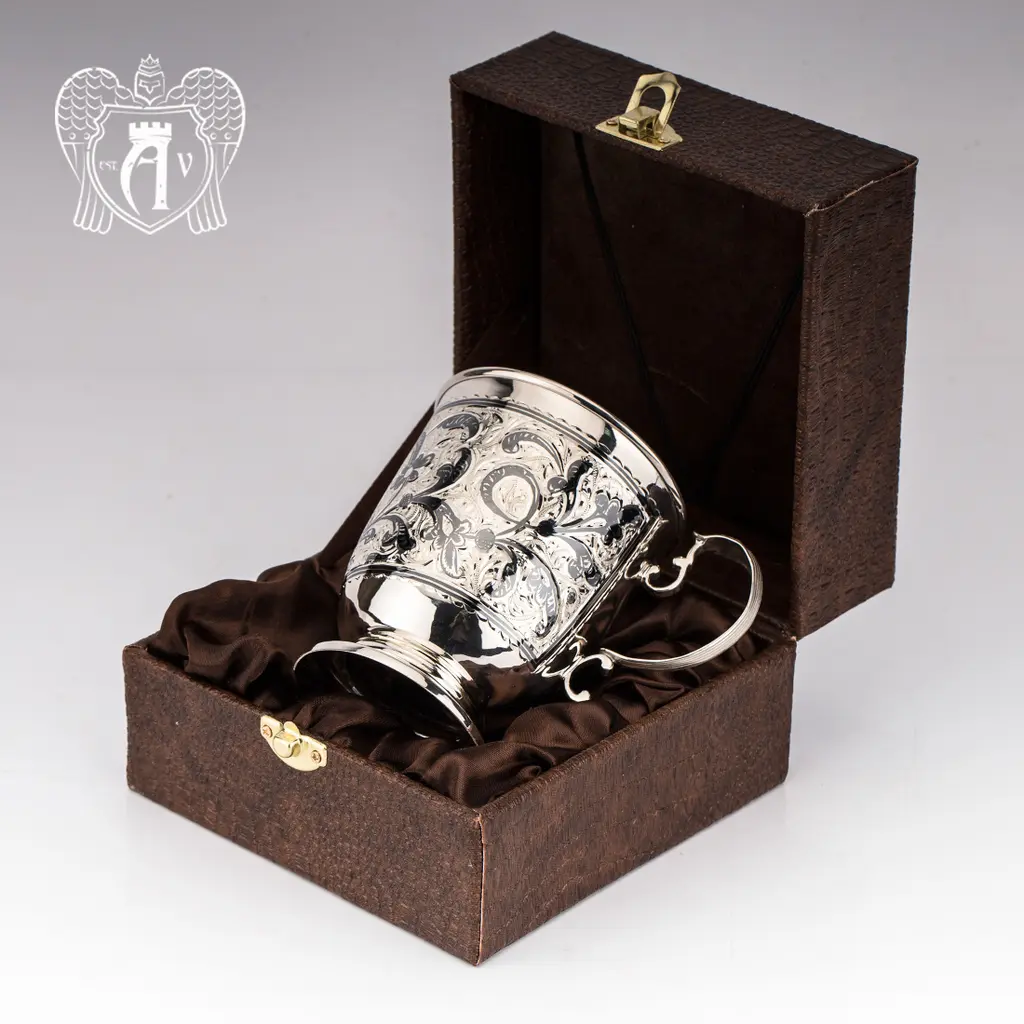 Кружка из серебра  «Алия» - фото 4