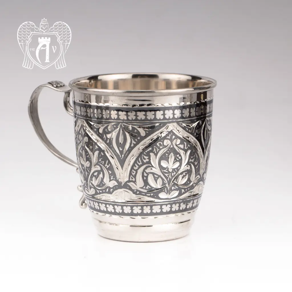 Кружка из серебра  «Катрин» - фото 5