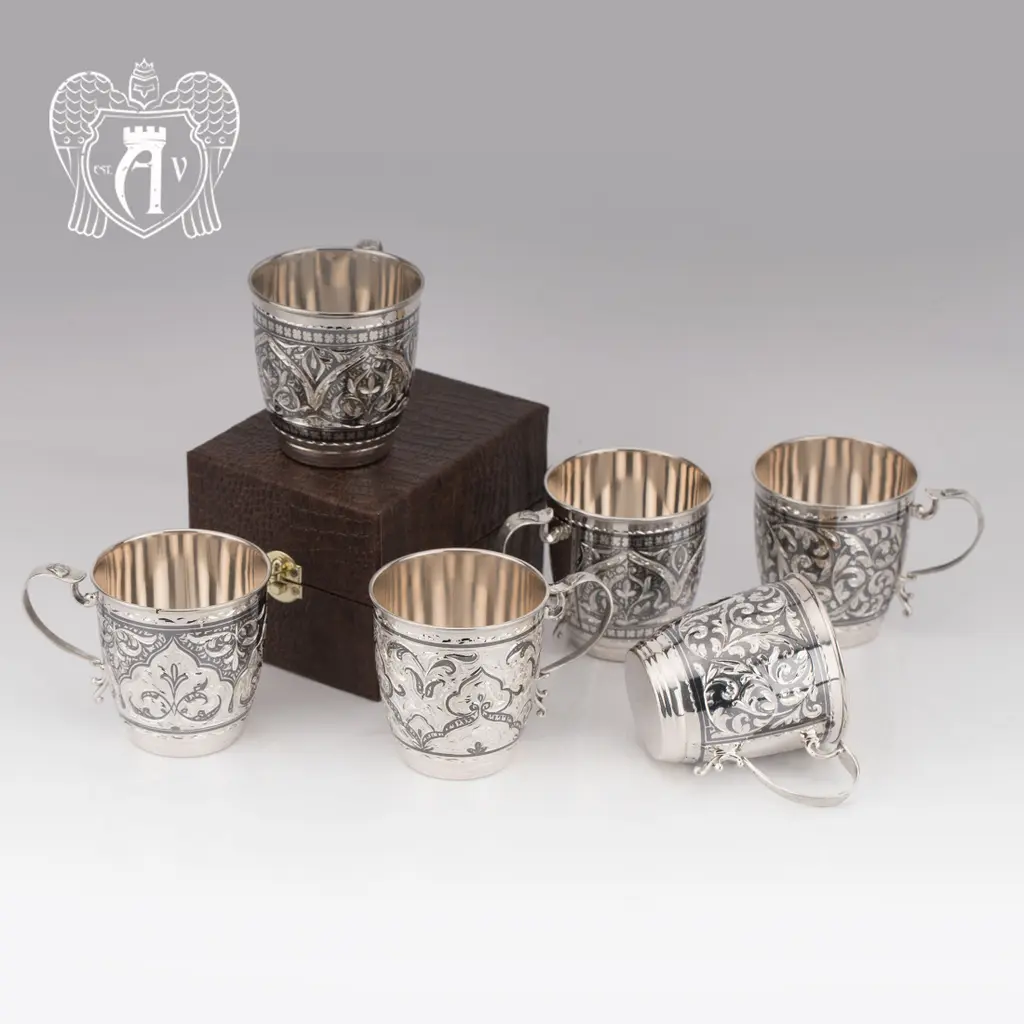 Кружка из серебра  «Морозко» - фото 2