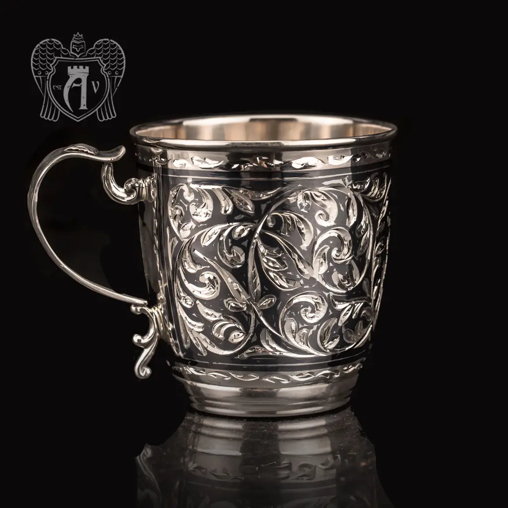 Кружка из серебра  «Морозко» - фото 5