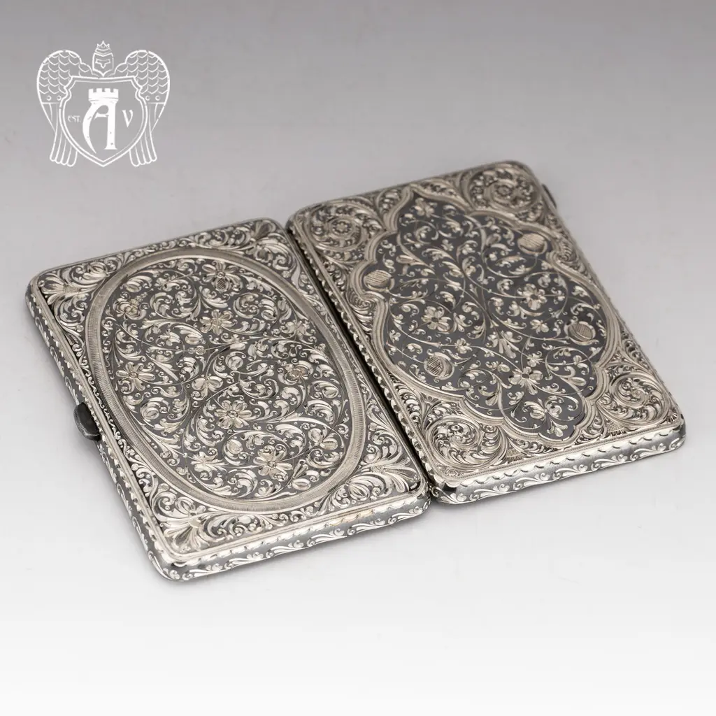 Портсигар из серебра «Одиссей» - фото 2
