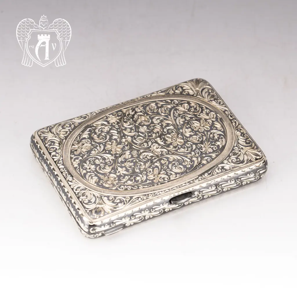 Портсигар из серебра «Одиссей» - фото 3