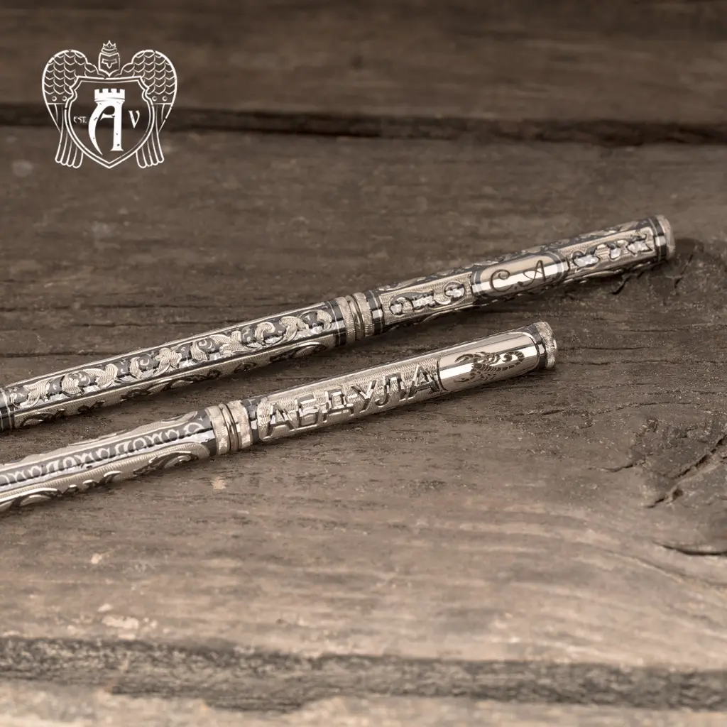 Ручка серебряная «Персона» с именной гравировкой - фото 3