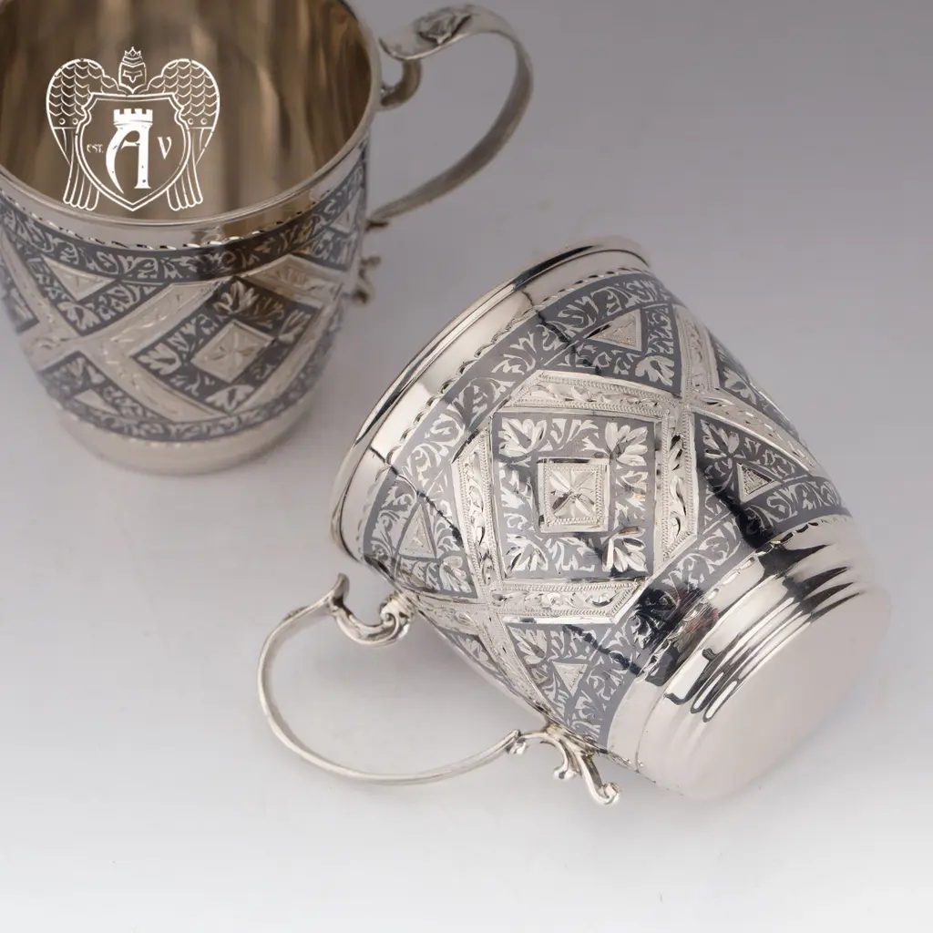 Кружка из серебра  «Фалько» - фото 2