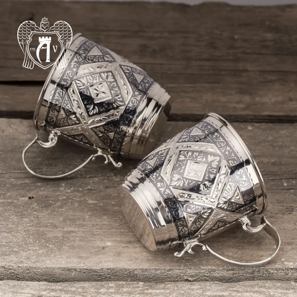 Кружка из серебра  «Фалько» - фото 4