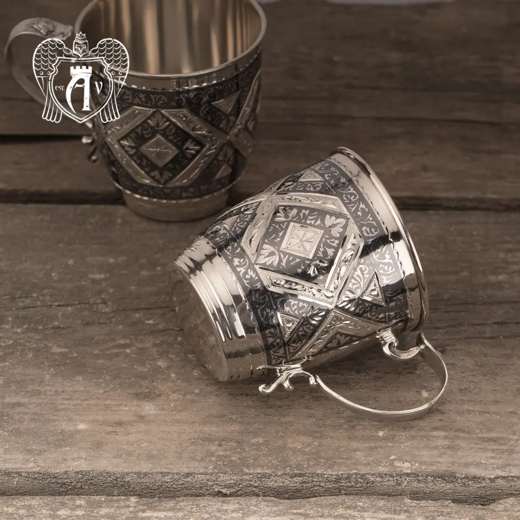 Кружка из серебра  «Фалько» - фото 5